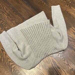 Funnel knit sweater